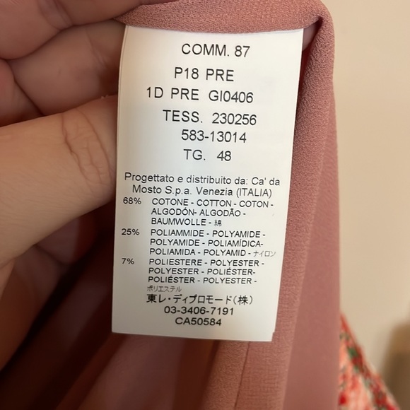 Seventy Sergio Tegon Pink Red Tweed Blazer - Picture 6 of 14